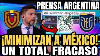 PRENSA ARGENTINA ANALIZA EL GRUPO B DE MÉXICO VENEZUELA ECUADOR Y JAMAICA COPA AMÉRICA 2024