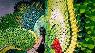 1000 Recycled Plastic Bottle Art - Eden  Artsy Daphy