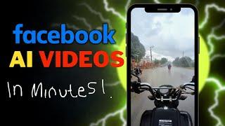 How to Create Facebook Videos Fast with AI  Make Money with Facebook Monetization