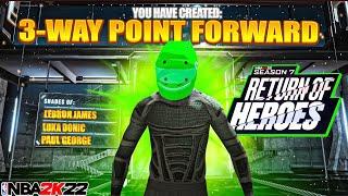 NBA 2K22 NEW GAMEBREAKING POINT FORWARD BUILD W CONTACT DUNKS BEST BUILD 2K22