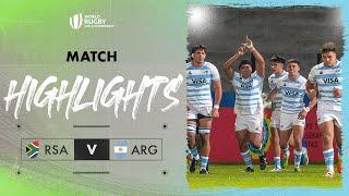 Argentina RAMPAGE  South Africa v Argentina  World Rugby U20 Championship 2024 Match Highlights