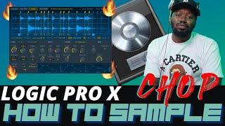 How to Chop Samples QUICK & EASY in Logic X 10.5  BEGINNERS  Quick Sampler Q-Sampler Tutorial