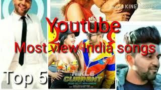 India most views_youtube songs_Best songs_Top 5 ranker