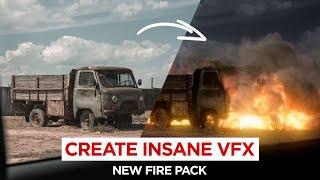 Large Scale Fires - Visual Effects Stock Footage Elements  Visual FX Pro