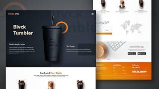 Complete Responsive Coffee  Shop Website Using ReactJS Tailwind CSS & Framer Motion