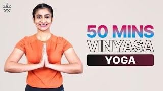 50 Mins Vinyasa Yoga  Vinyasa  Yoga for Beginners  Yoga At Home  Yoga Routine @cult.official