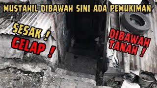 Gak Masuk Akal Ada pemukiman Miskin dibawah tanah ⁉️ disini ada pemukiman sangat gelap dan padat