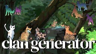 ОБЗОР НА ИГРУ Clan Generatorclangen  Коты-воители.