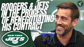 REPORT Aaron Rodgers & New York Jets Are in the Process of Renegotiating His Contract