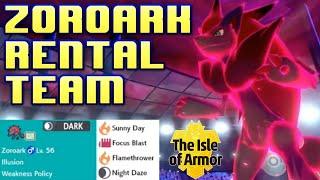 Zoroark Rental Team Isle of Armor Pokemon Sword and Shield Competitive VGC 2020 Doubles WiFi Battle