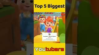 Top 5 Youtubers #shorts #top5 #youtuber