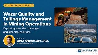 Water Quality and Tailings Management In Mining Operations