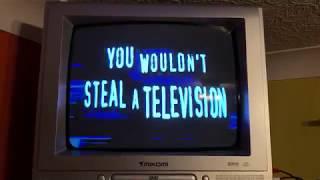 Piracy It’s a Crime on a CRT TV