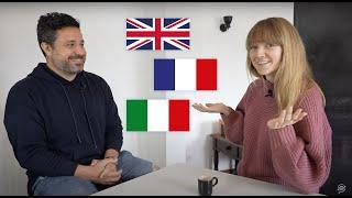 Fast-Switching in 3 Languages ItalianEnglish and French with Katie @EasyItalian