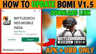 How To Update Battlegrounds Mobile India  1 5 Version  Bgmi Update Kaise Kare  1.5 Update Bgmi
