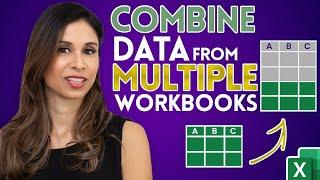 Easiest way to COMBINE Multiple Excel Files into ONE Append data from Folder