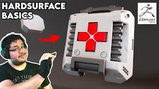 Hard Surface Basics  ZBrush Tutorial