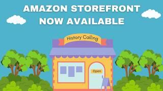 AMAZON STOREFRONT ANNOUNCEMENT  Christmas gift ideas  Birthday present ideas  History Calling