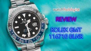 REVIEW Rolex GMT 116710 BLNR Blue and Black Ceramic watch AKA the Bruiser  the Batman