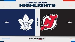 NHL Highlights  Maple Leafs vs. Devils - April 9 2024