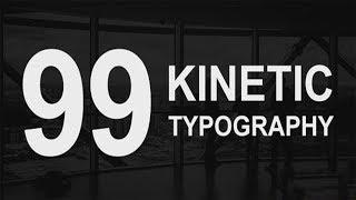 99 kinetic titles pack   After Effects Templates