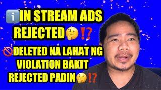 Facebook monetization  In stream ads Rejected  facebook reels tagalog Tutorial 