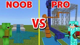 NOOB vs PRO  WATER PARK BUILD