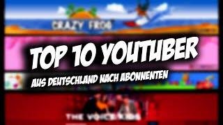 Die Top 10 größten deutschen YouTube Kanäle