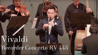 Antonio Vivaldi Recorder Concerto RV 443  Maurice Steger Cappella Gabetta