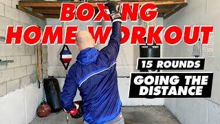 Goin the Distance  15 Round Heavy Bag Boxing Workout