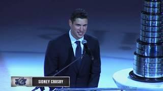 Sidney Crosby speech at Rimouski jersey retirement ceremony