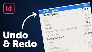 How to Undo in InDesign