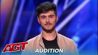 Luca Di Stefano The Judges Can NOT Beileve The Voice Coming out Of His Mouth