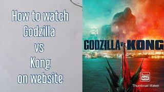 How to watch Godzilla vs Kong on website for free