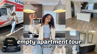 moving out alone at 19  empty apartment tour *my first apartment*  LexiVee