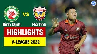 Highlights Bình Định vs Hà Tĩnh  Tấn Tài kiến tạo mượt mà - 2 người nhện thăng hoa tột độ