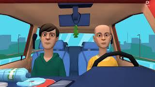 Caillou learns to driveDitches BorisArrested