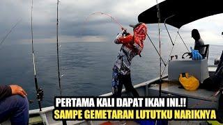 SERASA NARIK BUAYA STRIKE IKAN BESAR SAAT MANCING DI LAUT DALAM