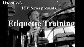 ITV News - Etiquette training with William Hanson