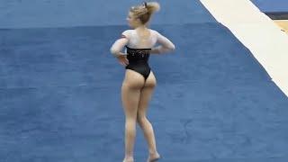 A wedgie didnt stop this gymnast from killing her routine