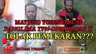 PANGLIMA OPM KODAP II BALIEM MORAGAME WAMENA JAYAWIJAYA MAYJEND YUSEN TABUNI MENYUARAKAN DUKUNG DOB