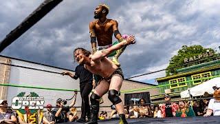 Free Match Cheeseburger vs. Ryan Mooney  Wrestling Open Beyond Ring Of Honor ROH New Japan NJPW