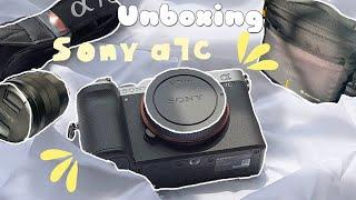 unboxing sony a7c 