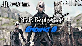 NIER REPLICANT PS5 Gameplay Walkthrough FULL GAME Ending B 4K 60FPS