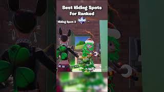 3 BEST Hiding Spots to Reach UNREAL Rank  #shorts #fortnite