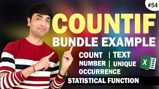 Excel COUNTIF Function 12 Examples of Different Criteria  Count Text  Number and Unique Occurrence