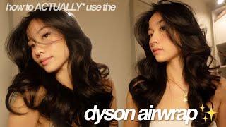 HOW TO USE THE DYSON AIRWRAP The Ultimate Guide to Voluminous Full Hair for THIN STRAIGHT HAIR 