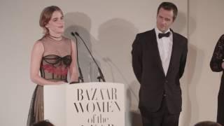 Emma Watson - Harpers Bazaar Women of the Year Awards 2016 speech FULL HD