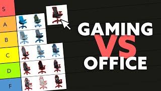 15 Gaming Chairs vs 15 Office Chairs