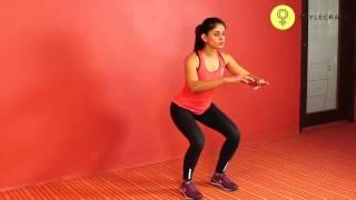 How To Do SQUAT JUMP EXERCISE Fat Burning Workout